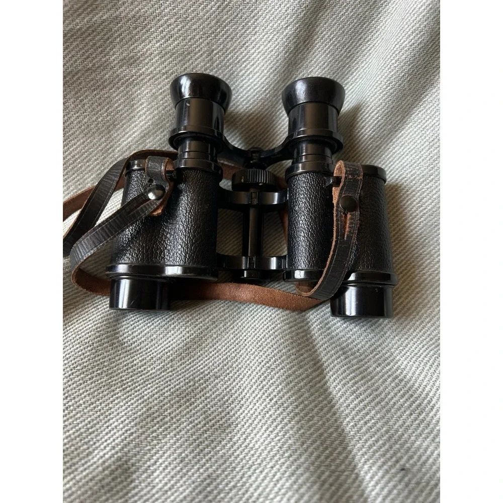 Hensoldt Artillerie 8x24 Compact Porro Prism Coated Binoculars w/ Leather Case